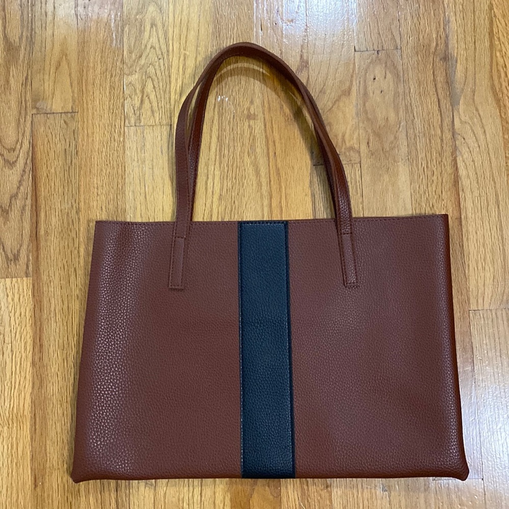 Faux Leather Tote